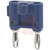 Pomona Electronics - MDP-6 - PLUG DBL BANANA W/WIRE GUIDE BLU|70197875 | ChuangWei Electronics