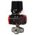 Dwyer Instruments - WE31-FSR05-L1-AE00 - 3-Way NPT SST Ball Valve 12 VDC Solenoid Flow Path E 1-1/4