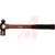 Apex Tool Group Mfr. - 11428 - Forged Head W/Polish Pole,Pein Fiberglass 15 in. L 24 Oz Ball Pein Hammer Plumb|70220222 | ChuangWei Electronics