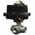 Dwyer Instruments - WE31-ETI02-L1-C - 3-Way NPT Stainless Steel Ball Valve 24 VAC Flow Path E 1