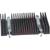 Wakefield - 518-95AB - 2.2C/W 11W 8 Fin Veritcal Half Brick Heatsink|70236709 | ChuangWei Electronics