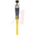 Lumberg Automation / Hirschmann - RSMV 3-593/2 M - 11081 YELLOW PVC 2 METER 3 POLE M8 MALE STRAIGHT CORDSET|70635871 | ChuangWei Electronics