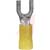 Thomas & Betts - TV10-10F-XV - Fork Vinyl Copper 600 V 12 to 10 AWG Crimp Connector Fork Crimp Terminal|70092513 | ChuangWei Electronics