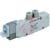 SMC Corporation - VQZ2221-5YZ1-N7T - 1/4 PORT DIN 24VDC 2 POSITION DBL BODY PORTED 5 PORT SOLENOID VALVE|70072033 | ChuangWei Electronics