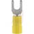 Thomas & Betts - TV10-8F-XV - Fork Vinyl Copper 600 V 12 to 10 AWG Crimp Connector Fork Crimp Terminal|70092512 | ChuangWei Electronics