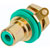 Neutrik - NYS367-5 - Rean Jack RCA - panel - gold - green|70549466 | ChuangWei Electronics