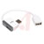 Tripp Lite - U024-06N-HUB - Tripp Lite USB 2.0 A/A Extension Cable Mobile Built-in Charging Hub 6 Inch|70589897 | ChuangWei Electronics