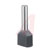 Phoenix Contact - 3200975 - Grey AI - Twin 2X 0.75 Series Insulated Crimp Bootlace Ferrule 10mm Pin Length|70171963 | ChuangWei Electronics