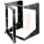 Bud Industries - SF-2194 - SF Series 75 Lb Wt-Cap Black 20U/35 In 19 In Swing Frame Wallmount Rack,Open|70148498 | ChuangWei Electronics