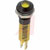 CML Innovative Technologies - 19081252 - Black Chrome QC/Solder Tab 12VDC 8mm 1100mcd Yellow LED Indicator,Pnl-Mnt|70011708 | ChuangWei Electronics