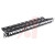 RS Pro - 556651 - Cat6 24 Port RJ45 RJ Patch Panel UTP 1UBlack|70639854 | ChuangWei Electronics