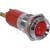 Wamco Inc. - WL-192A0250 - SATIN BEZEL 12V RED 14MM INDICATOR|70117712 | ChuangWei Electronics