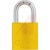 ABUS USA - 72/40 YLW - KA Shackle .25D 1.06H .81W Yellow 1.5inW 2.91in H Aluminum Body Padlock|70566811 | ChuangWei Electronics