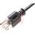 Volex Power Cords - 17036 10 H100 - Black 125 V 312.5 W 1.83 m SPT-2 Plug 2.5 A Cord, Detachable Power|70116062 | ChuangWei Electronics