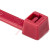 HellermannTyton - T50R2C2UL - 100/pkg Red PA66 50lb Tensile Strength 8