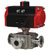 Dwyer Instruments - WE33-ESR03-T2 - 3-Way Tri-Clamp Stainless Steel Ball Valve  Flow Path B 1