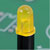 Bivar, Inc. - ELM14005YD - Black PVC Diffused Yellow 2 Lead 5mm 0.400in. Vertical LED Assembly|70534372 | ChuangWei Electronics