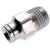 Norgren - 124250728 - 1/2 X 1/4 NPT MALE ADAPTER nkl pl Fitting|70436628 | ChuangWei Electronics