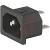 Schurter - 6162.0025 - 250V ac 15(UL & CSA)A Rated At 10(IEC)A Quick Connect Term C14 IEC Conn Plug|70435474 | ChuangWei Electronics