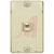 GC Electronics - 30-9704-BU - IVORY 4 CONDUCTOR QUICK MOUNT WALL PHONE JACK|70159818 | ChuangWei Electronics