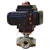 Dwyer Instruments - WE31-CMD01-L1-B - 3-Way NPT SST Ball Valve 240 VAC Flow Path E 1/2